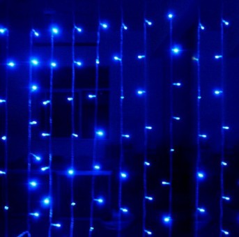 Гирлянда занавес ,синий цв..в тубе 8 режим 3Х2м 320L Гирлянда занавес ,синий цв..в тубе 8 режим 3Х2м 320L