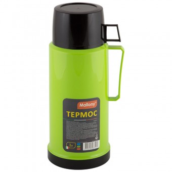 Термос 2644Н 1л стекло цвет в асорт. 1721 Mallony 692184