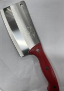 Нож-топор д/разделки мяса DUMBO J 7"   отк-1132 красная  ручка 300мм