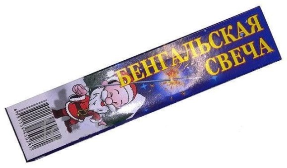 Свеча бенгальская   TKF 017 10/1 17см /50/