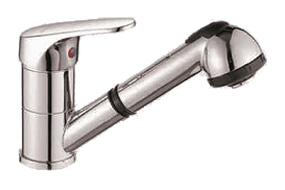 См/мойки крепление гайка  40 мм картридж .ZM-8037-10A DK-903 , выдвижной излив