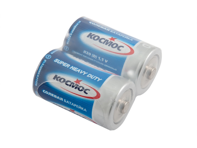 Батарейка Космос LR14 солевая  Цена за 2шт /2/24/288/