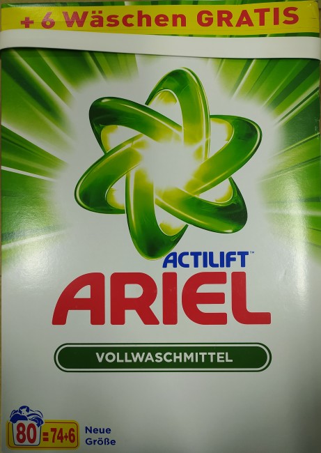 Порошок стиральный AREIL 5200g  80 стирок универсальный   Германия