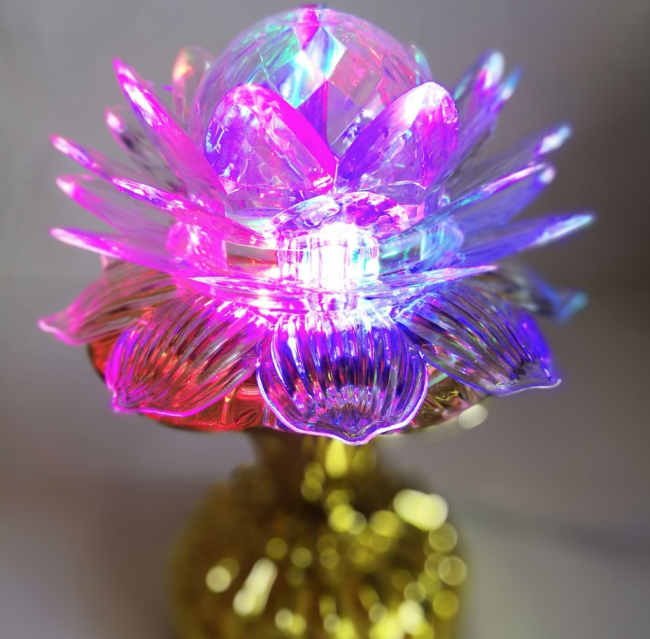 Лампа светящаяся "Цветок-Лотос"  17-202,NG-146