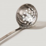 Шумовка  металлическая с изобр. "Аист"