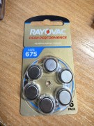Батарейка для слух. аппарата RAYOVAC  ZA675/6BL цена за упак /10/