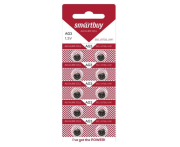 Батарейка Smartbuy AG3-10B G3(392) LR736 цена за упак. 680413 Батарейка Smartbuy AG3-10B G3(392) LR736 цена за упак. 680413