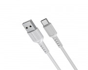 Кабель USB Type-C  BX18  3A 2M Borofone белый 000914
