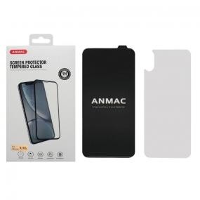 Защитное стекло Iphone XS Max 3D Animac черное усипленное арт.1137190