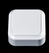 Выключатель  ОУ 1кл белый пластик 10А "ОПТИМА" 479963 Выключатель  ОУ 1кл белый пластик 10А "ОПТИМА" 479963