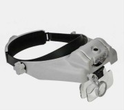 Лупа налобная MG82000M c 5 насадками (1х1,5х2х2,5х3,5) /24/ Лупа налобная MG82000M c 5 насадками (1х1,5х2х2,5х3,5) /24/