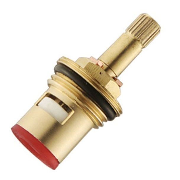 Кран букс с прорезью  с 2 резьбой под юбку 20 шлица DK-339