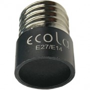 Переходник Ecola с  Е27 на Е14 черный A7T14BEAY 526160