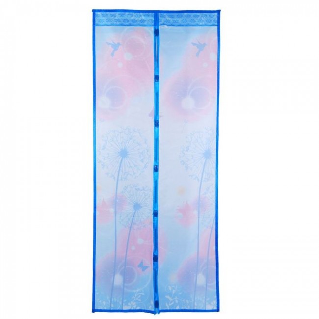 Сетка дв.антимоск.на магн. 110х210см  с крупной сеткой с  рис. С-267/120/