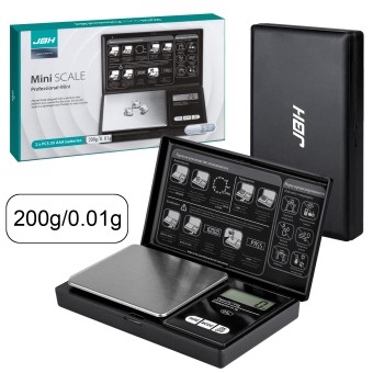 Мини весы JBH S-2 в серо зеленой коробке  200x0.01g арт.967789