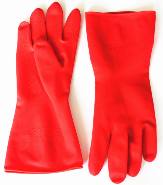 Перчатки резиновые хоз. (SA-269)