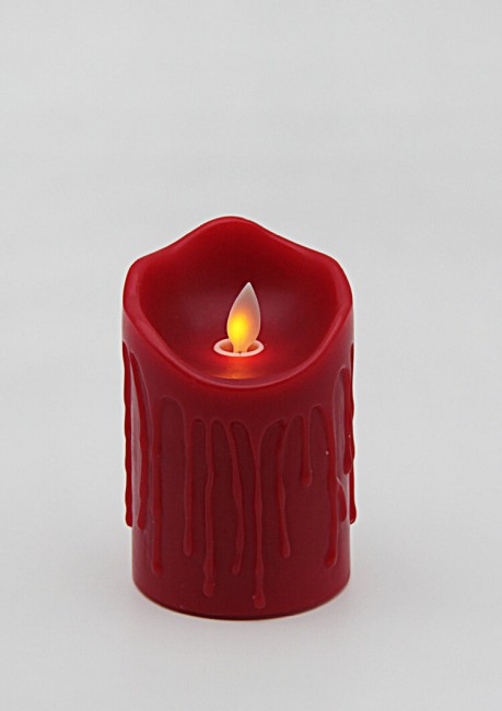 Свеча декоративная  оплавленная 12/1 в ассортементе G-3