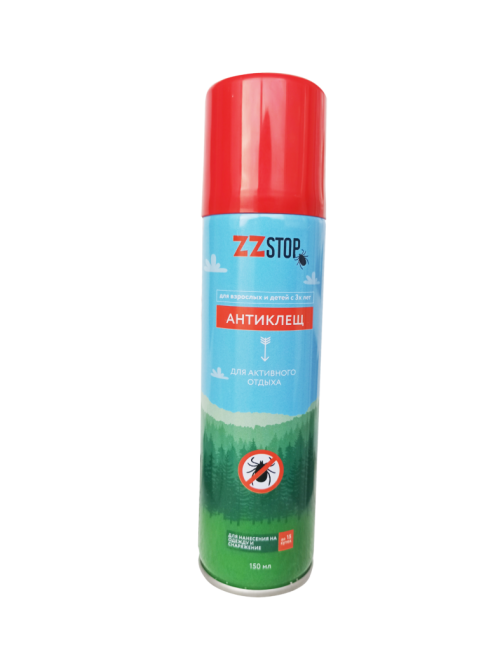 Спрей ZZSTOP для взрослых и детей "АНТИКЛЕЩ" 150мл