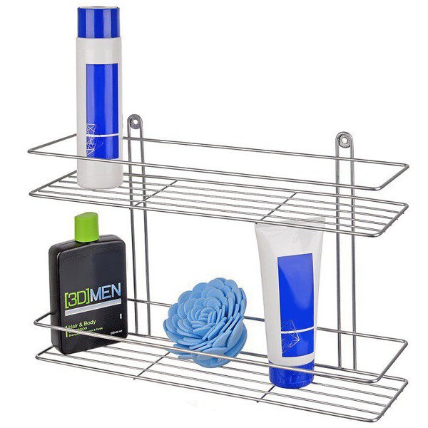 Полка настенная 2-х ярусная АЛТ 46С