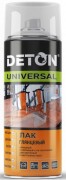 Аэрозоль лак  520мл алкид атмосферрост  ГЛЯНЦЕВЫЙ арт.DTN-A46790 Deton Universal 717296