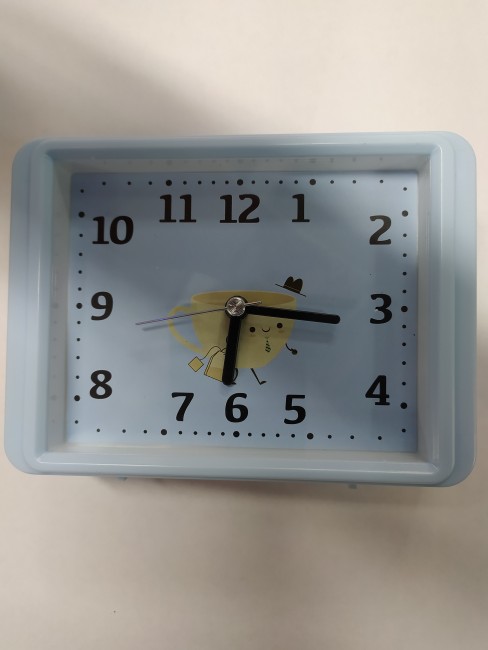 Часы-будильник на 1АА №8083 цвет в асорт.