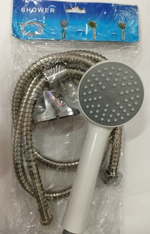 Насадка для душа серо-белая без реж.