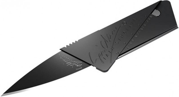 Нож складной "Кредитка" пластик А 17-13 /1000/