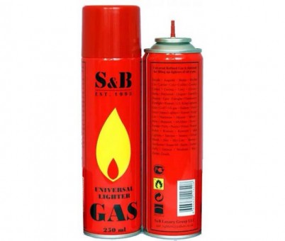 Газовый баллон д/зажигалок 250мл S&B /24шт/ Газовый баллон д/зажигалок 250мл S&B /24шт/