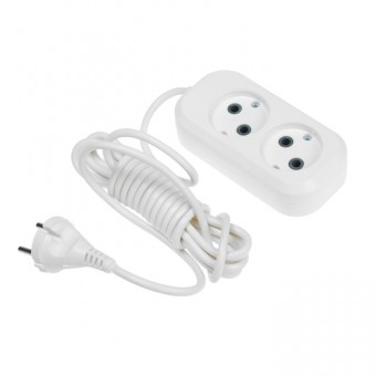 Сетевой удл. VI-TOK У2-0 2-x роз.10А 3м /80/ НФ-00000022