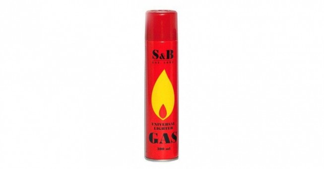 Газовый  баллон  д/зажигалок 300мл S&B /24/