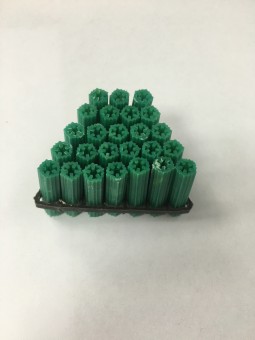 Дюбель стороительный зеленый набор  25/1