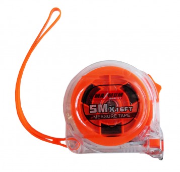 Рулетка "HUANAN" 5м прозрачная ОТК-4450 /12/ Рулетка "HUANAN" 5м прозрачная ОТК-4450 /12/