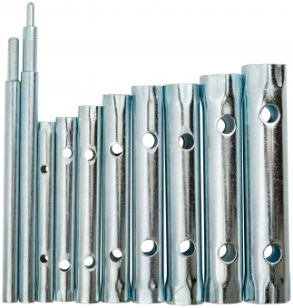 Набор трубчатых  ключей 10шт.6-22мм S-80339 708Б отк-2176