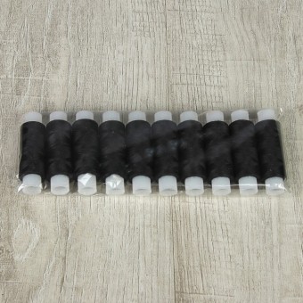 Нитки капроновые  черные 200м 10/1 цена за упаковку