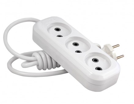 Сетевой удл. VI-TOK У3-0  3-х роз. без заз. 10А 5м /55/