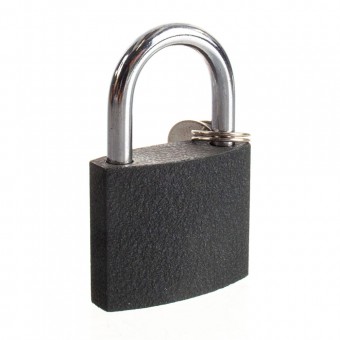Замок серый навесной  63мм  AAP366   отк-1333 /6/