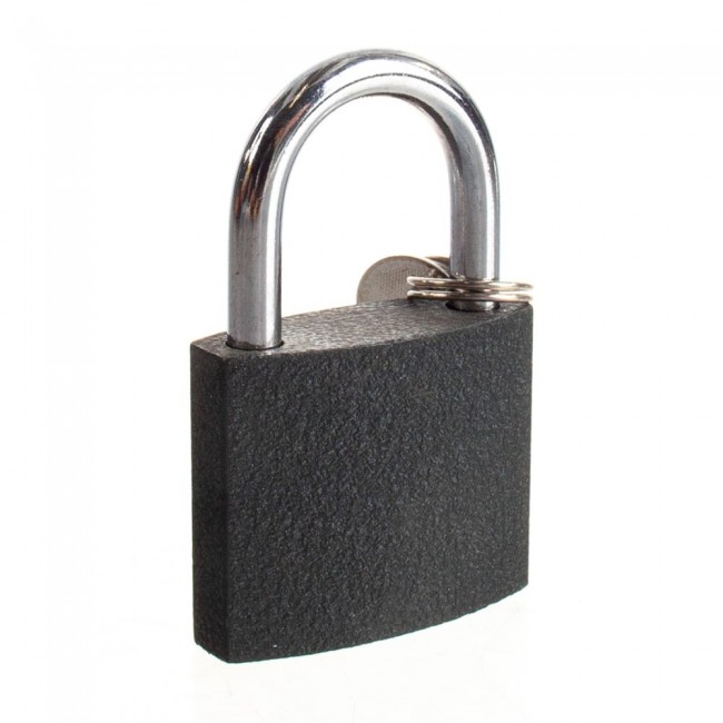 Замок серый навесной 63мм отк-1333