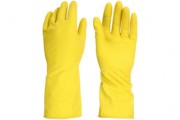 Перчатки латексные желтые р M KHL002E /12/240/