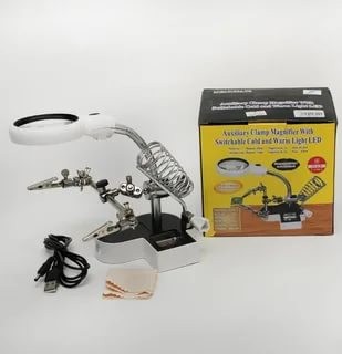 Лупа "3-я рука"д/пайк4,5*65мм/11*17мм MG16126AС1 /6/ 108