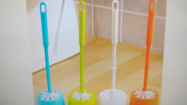 Ерш для туалета пластик цвета в ассортименте