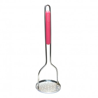 Толкушка металлическая с пластиковой вставкой в ручке Н отк-1064