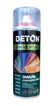Эмаль аэрозоль  520мл алкид атмосферост  БЕЛАЯ МАТОВАЯ  арт.DTN-A46799 Deton Universal 717299