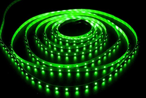 Лента светод. LF-60-3528G-8-IP65, 5м. цвет зеленый