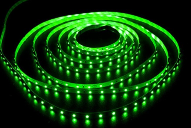 Лента светод. LF-60-3528G-8-IP65, 5м. цвет зеленый