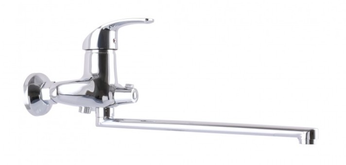 Смеситель для ванны переключение ванна-душ, дивертор 40 картридж. Латунь ZM-9004-6