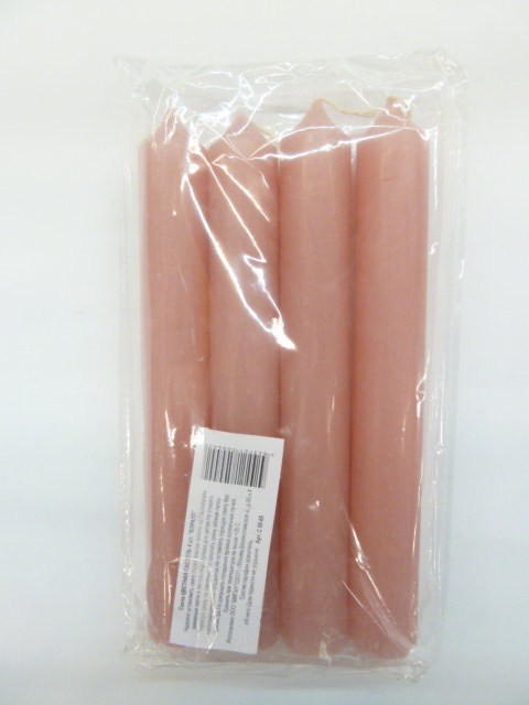 Свеча хозяйственная "Роза" 4 шт в пакете продажа кратно 4шт