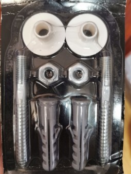 Набор дюбелей+шурупы 10см (6666)