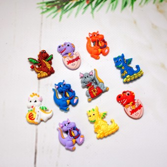 Брелок " Дракон" резина   M-6 /12/2400/