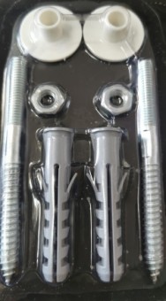 Набор дюбелей+шурупы 12см для раковин SA-6667