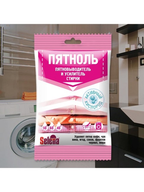 Пятноль( пятновыводитель и усилитель стирки) 90г Selena ЧС-08